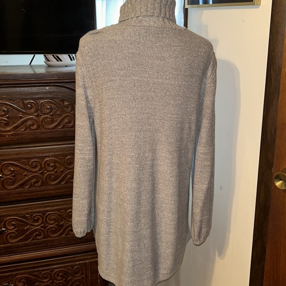 Style & Co, Grey, turtleneck Tunic Sweater. Size Large. - Picture 2 of 5